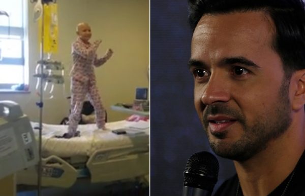 Luis Fonsi sorprende a niña con cáncer (VIDEO)
