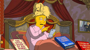Los Simpsons se burlan de los 125 días de Trump como presidente
