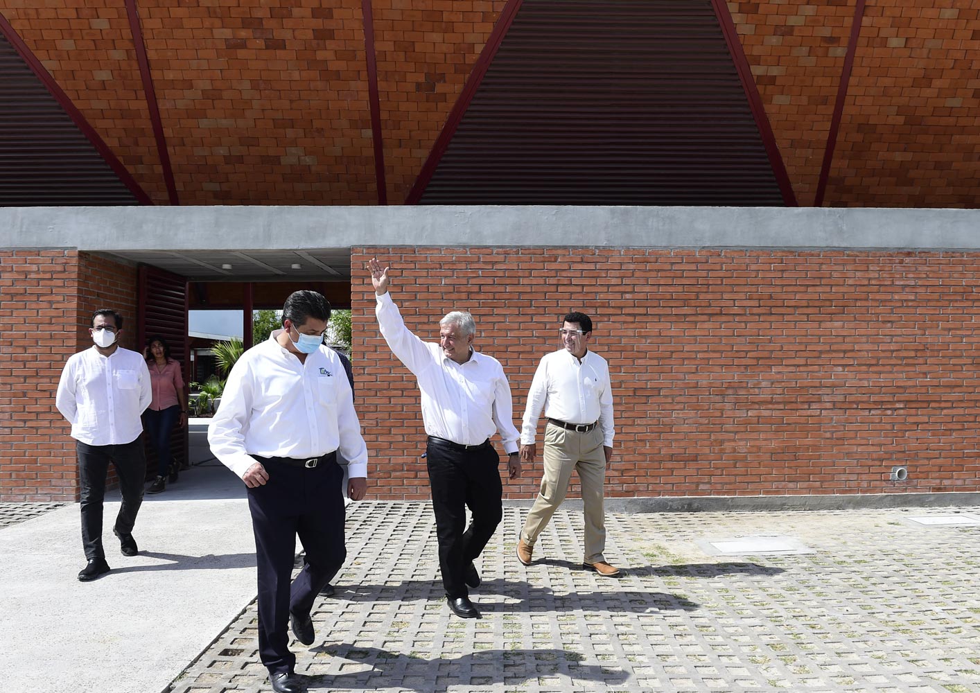 Presidente entrega acciones de mejoramiento urbano en Tamaulipas
