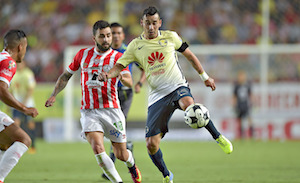 Necaxa y America empatan a 1 en el Estadio Victoria
