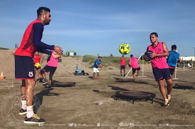 ¡A sudar en la playa! El Tiburón intensifica pretemporada