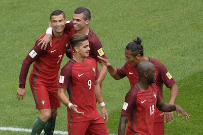 Portugal avanza a semifinales de la Confederaciones tras golear a Nueva Zelanda