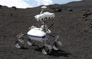 Realizan pruebas con robots lunares en monte Etna