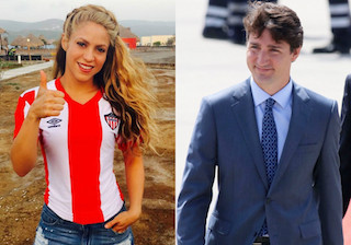 Shakira no se resiste y aprovecha foto con Justin Trudeau