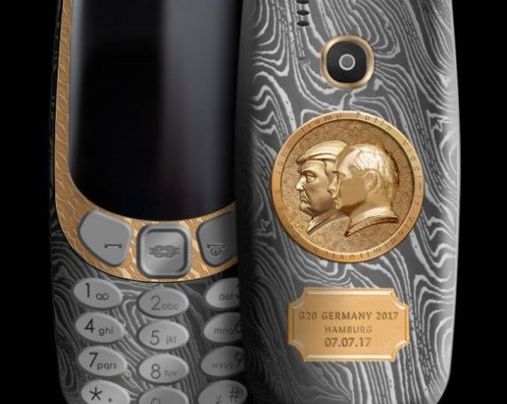 Lanzan Nokia 3310 edición Vladimir Putin y Donald Trump