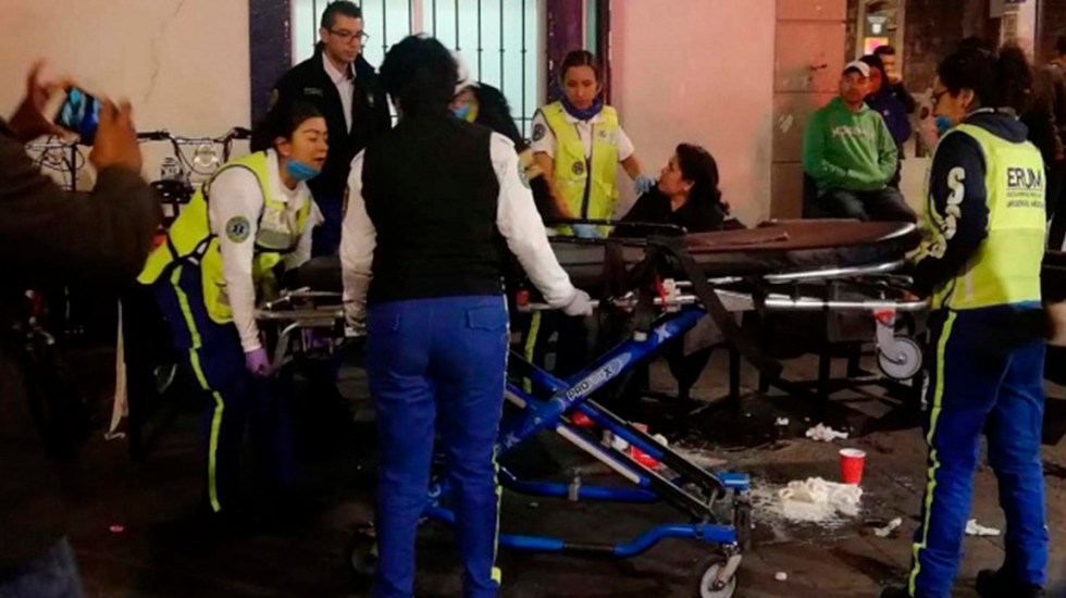 Fiesta de fin de año termina con 50 intoxicados en la Ciudad de México