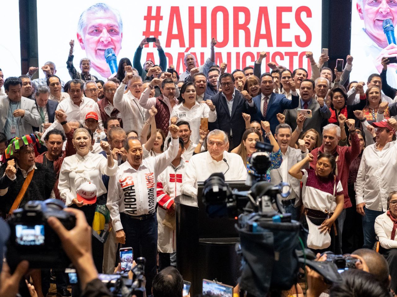 Adán Augusto  declinó su presencia en el evento de registro organizado por el partido pero enviará todos sus documentos, da su primer discurso tras renunciar a Segob