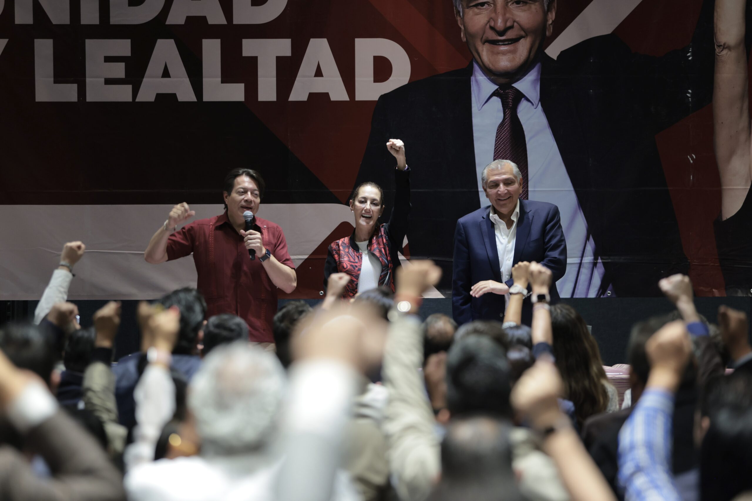 Refrenda Adán Augusto López Hernández pleno respaldo, apoyo y unidad a Claudia Sheinbaum Pardo