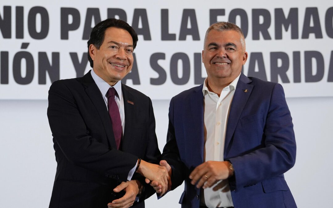 FIRMAN MORENA Y PSOE DE ESPAÑA CONVENIO DE COLABORACIÓN PARA LA FORMACIÓN, LA ORGANIZACIÓN Y LA SOLIDARIDAD 