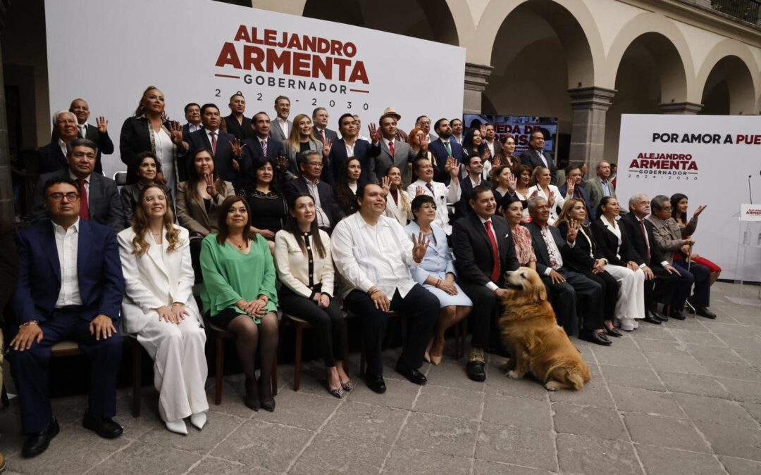 Alejandro Armenta presenta su equipo de gobierno con nuevos secretarios y funcionarios clave