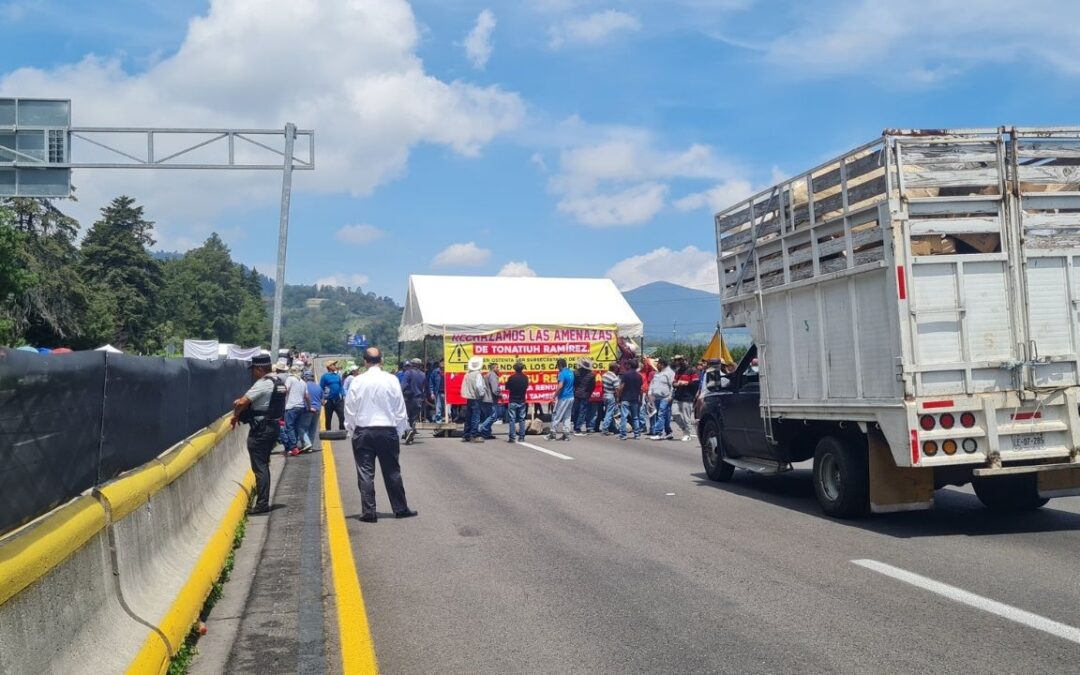 Desbloquean la carretera México-Puebla: el diálogo entre gobierno y ejidatarios pone fin a días de cierres