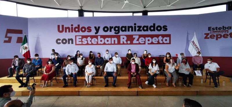 Respalda Rosalinda Galindo a Esteban R. Zepeta hacia la dirigencia estatal de MORENA