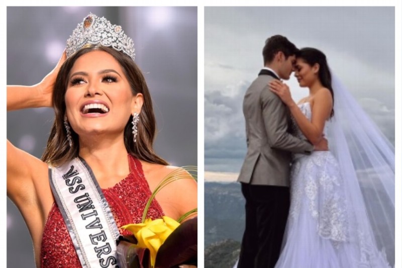 Foto de Andrea Meza vestida de novia causa polémica; ¿podría perder la corona?