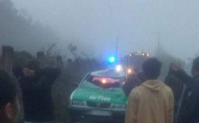 Taxista chocó contra un caballo, en Misantla