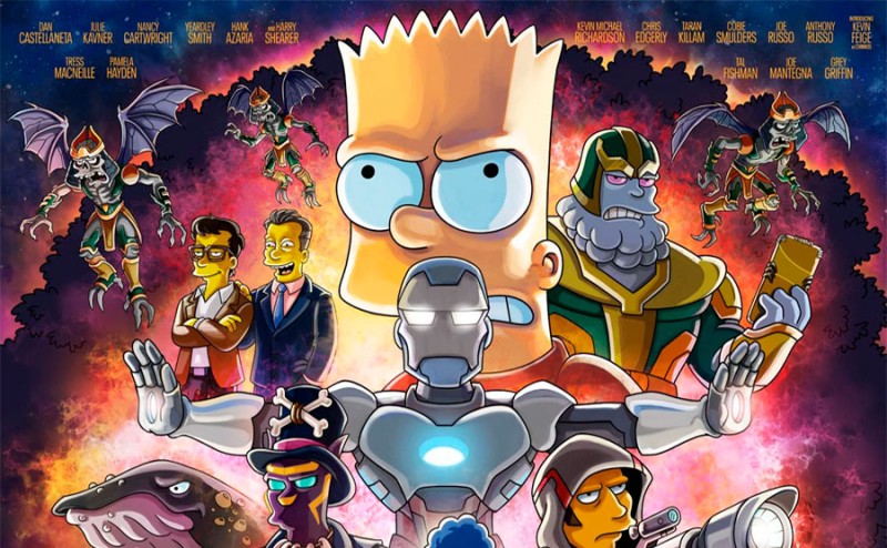 ‘Los Simpsons’ homenajean a ‘Avengers’ en episodio especial